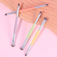 Load image into Gallery viewer, Professional Double Head Natural Eye Makeup Brushes Eyeshadow Contour Blending Smokey Make Up Beauty Make Up Brushes Tool

