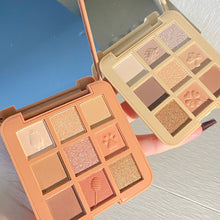 Load image into Gallery viewer, 9 Colors Animal Embroidery Eyeshadow Palette Matte Glitter Cute Eyeshadow Makeup Palette Long-lasting Nude Eye Pigments
