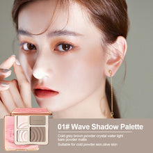 Load image into Gallery viewer, Highlight &amp; Contour Palette Natural Long-lasting Waterproof Matte Highlight Make Up Face Powder Cosmetic Waterproof Contour Bronzer Powder Palette
