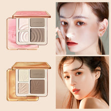 Load image into Gallery viewer, Highlight &amp; Contour Palette Natural Long-lasting Waterproof Matte Highlight Make Up Face Powder Cosmetic Waterproof Contour Bronzer Powder Palette
