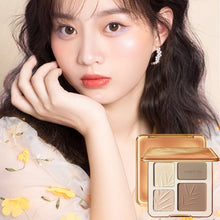 Load image into Gallery viewer, Highlight &amp; Contour Palette Natural Long-lasting Waterproof Matte Highlight Make Up Face Powder Cosmetic Waterproof Contour Bronzer Powder Palette
