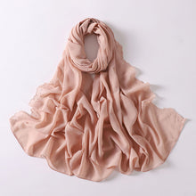 Load image into Gallery viewer, Fashion Silky Satin Turbans For Women Plain Lace Head Scarf For Ladies Elegant Shawl Muslim Scarves Head Wraps
