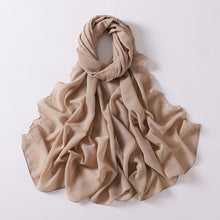 Load image into Gallery viewer, Fashion Silky Satin Turbans For Women Plain Lace Head Scarf For Ladies Elegant Shawl Muslim Scarves Head Wraps
