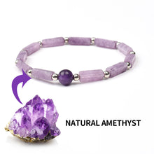 Load image into Gallery viewer, Natural Amethysts Bracelet Body-purify Slimming Healing Stone Bracelets For Women Men Loss Weight Yoga Meditation Jewelry
