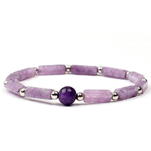 Load image into Gallery viewer, Natural Amethysts Bracelet Body-purify Slimming Healing Stone Bracelets For Women Men Loss Weight Yoga Meditation Jewelry
