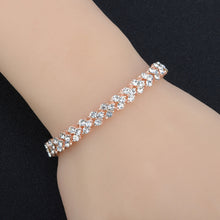 Load image into Gallery viewer, 1Pc Fashion Women's Crystal Diamond Bracelet Gold and Silver Rose Gold Bracelet Weight Loss Magnetic Therapy Bracelet
