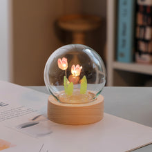 Load image into Gallery viewer, DIY Handmade Light Ins Tulip Night Light Gift Fairy Light DIY Material Package Creative Flower Bedside Light Desktop Ornament Lamp
