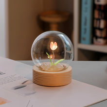 Load image into Gallery viewer, DIY Handmade Light Ins Tulip Night Light Gift Fairy Light DIY Material Package Creative Flower Bedside Light Desktop Ornament Lamp
