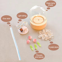 Load image into Gallery viewer, DIY Handmade Light Ins Tulip Night Light Gift Fairy Light DIY Material Package Creative Flower Bedside Light Desktop Ornament Lamp
