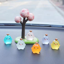 Load image into Gallery viewer, 1Pc Night Light Stereo Crown Chicken Handmade DIY Night Light Decorative Ornaments Cream Gum Resin Accessories Micro-view
