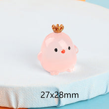 Load image into Gallery viewer, 1Pc Night Light Stereo Crown Chicken Handmade DIY Night Light Decorative Ornaments Cream Gum Resin Accessories Micro-view
