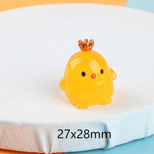 Load image into Gallery viewer, 1Pc Night Light Stereo Crown Chicken Handmade DIY Night Light Decorative Ornaments Cream Gum Resin Accessories Micro-view
