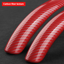 Load image into Gallery viewer, 2Pcs Universal Carbon Fiber Car Steering Wheel Cover Safe and Non-Slip Car Auto Interior Decoration Accessories Suitable Most Cars Four Seasons
