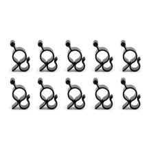 Load image into Gallery viewer, 10Pcs Multi-use Caravan Camping Awning Hook Clips Camper String Light Rope Clamp Tent Hooks For RV Traveling Tent Light Hanger
