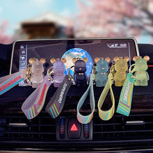 Load image into Gallery viewer, Lovely Cartoon Bear Car Key Chain Pendant Bag Pendant Keychain Delicate Simple Key Chain for Girls Couple Gifts

