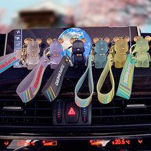 Load image into Gallery viewer, Lovely Cartoon Bear Car Key Chain Pendant Bag Pendant Keychain Delicate Simple Key Chain for Girls Couple Gifts

