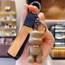 Load image into Gallery viewer, Lovely Cartoon Bear Car Key Chain Pendant Bag Pendant Keychain Delicate Simple Key Chain for Girls Couple Gifts
