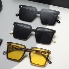 Load image into Gallery viewer, Fashion Rice Nail Square Sunglasses with Integrated Lenses for Men and Women's Travel Summer UV Resistant Sunglasses
