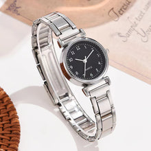 Load image into Gallery viewer, Simple Retro Versatile Quartz Women's Watch Casual Small Dial Quartz Fashion Steel Strip Ladies Wristwatches
