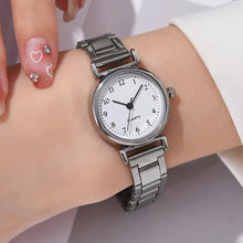 Load image into Gallery viewer, Simple Retro Versatile Quartz Women's Watch Casual Small Dial Quartz Fashion Steel Strip Ladies Wristwatches
