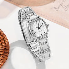 Load image into Gallery viewer, Fashion Steel Band Square Dial Watch Women's Rose Gold Quartz Watch Retro Casual Ladies Wristwatch
