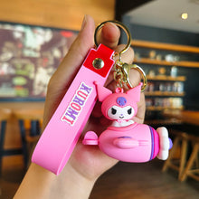 Load image into Gallery viewer, Kawaii Creative Lovers Cute Cartoon Keychain Cat Animal Aircraft Bag Decoration Pendant Car Key Chain Kids Birthday Gifts
