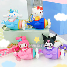Load image into Gallery viewer, Kawaii Creative Lovers Cute Cartoon Keychain Cat Animal Aircraft Bag Decoration Pendant Car Key Chain Kids Birthday Gifts
