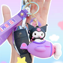 Load image into Gallery viewer, Kawaii Creative Lovers Cute Cartoon Keychain Cat Animal Aircraft Bag Decoration Pendant Car Key Chain Kids Birthday Gifts
