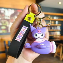 Load image into Gallery viewer, Kawaii Creative Lovers Cute Cartoon Keychain Cat Animal Aircraft Bag Decoration Pendant Car Key Chain Kids Birthday Gifts
