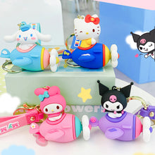 Load image into Gallery viewer, Kawaii Creative Lovers Cute Cartoon Keychain Cat Animal Aircraft Bag Decoration Pendant Car Key Chain Kids Birthday Gifts
