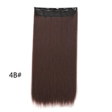 Load image into Gallery viewer, One Piece Wig for Women with Long Straight Hair Increase Hair Extension Invisible Pliable Simulation Seamless Fluffy Wig
