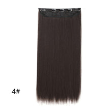 Load image into Gallery viewer, One Piece Wig for Women with Long Straight Hair Increase Hair Extension Invisible Pliable Simulation Seamless Fluffy Wig

