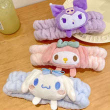 Load image into Gallery viewer, Lady Cute Hair Band Plush Cartoon Hair Rope Lovely Hair Band Elastic Hair Accessories Makeup Tools
