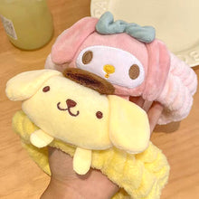 Load image into Gallery viewer, Lady Cute Hair Band Plush Cartoon Hair Rope Lovely Hair Band Elastic Hair Accessories Makeup Tools
