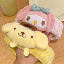 Load image into Gallery viewer, Lady Cute Hair Band Plush Cartoon Hair Rope Lovely Hair Band Elastic Hair Accessories Makeup Tools
