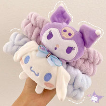 Load image into Gallery viewer, Lady Cute Hair Band Plush Cartoon Hair Rope Lovely Hair Band Elastic Hair Accessories Makeup Tools
