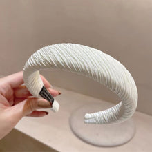 Load image into Gallery viewer, Women Lace Pearls Hair Hoop Hair Compression Headband All-match Temperament Simple Headband Hair Accessories
