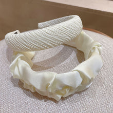 Load image into Gallery viewer, Women Lace Pearls Hair Hoop Hair Compression Headband All-match Temperament Simple Headband Hair Accessories
