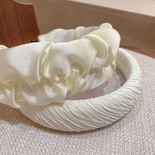 Load image into Gallery viewer, Women Lace Pearls Hair Hoop Hair Compression Headband All-match Temperament Simple Headband Hair Accessories
