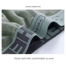 Load image into Gallery viewer, Solid Color Men's Underpants Soft Skin-friendly Breathable Comfortable Elastic Flat Angle Underpants
