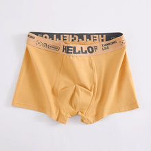 Load image into Gallery viewer, Solid Color Men's Underpants Soft Skin-friendly Breathable Comfortable Elastic Flat Angle Underpants
