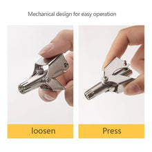 Load image into Gallery viewer, Men's Metal Manual Nose Hair Trimmer Cleaning Nose Hair Clipper Portable Washable Nose Hair Remover Nose Hair Cleaning Tool
