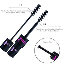 Load image into Gallery viewer, 2 in 1 Long Lasting Mascara Waterproof Sweatproof Non-smudging Slender Dense Curling Mascara Eyelash Makeup
