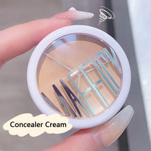 Load image into Gallery viewer, Tri-color Concealer Cover Dark Circles Spots Acne Marks Brightening Moisturizing Delicate Concealer Facial Makeup Cosmetics
