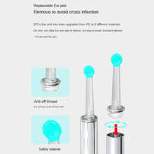 Load image into Gallery viewer, HD Intelligent Wireless Visual Earpick Rechargeable Luminous Earpick Ear Endoscope Ear Wax Removal Tool Ear Cleaning Care
