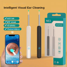 Load image into Gallery viewer, HD Intelligent Wireless Visual Earpick Rechargeable Luminous Earpick Ear Endoscope Ear Wax Removal Tool Ear Cleaning Care

