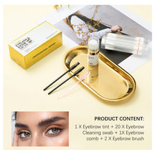 Load image into Gallery viewer, Natural Stereoscopic Eyebrow Dye Cream Set Waterproof Sweatproof Natural Long-lasting Eyebrow Dye Set Eyebrow Cosmetics
