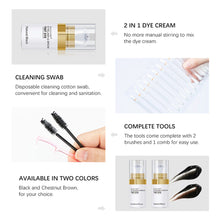 Load image into Gallery viewer, Natural Stereoscopic Eyebrow Dye Cream Set Waterproof Sweatproof Natural Long-lasting Eyebrow Dye Set Eyebrow Cosmetics
