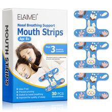 Load image into Gallery viewer, Children Adult Mouth Breathing Correction Stickers Anti-snoring Improving Mouth Breathing Mouth Strips Sleeping Care
