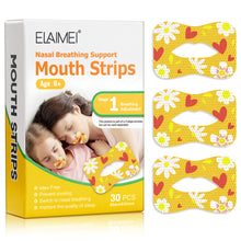 Load image into Gallery viewer, Children Adult Mouth Breathing Correction Stickers Anti-snoring Improving Mouth Breathing Mouth Strips Sleeping Care
